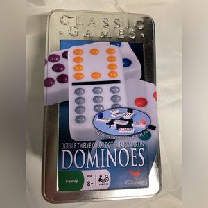 Double Twelve Color Dot Dominoes - Multi Color